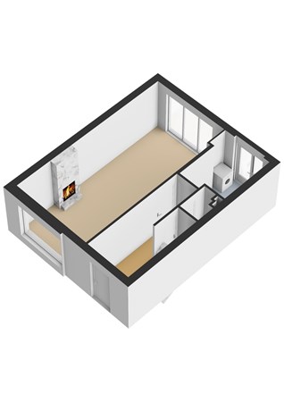 Floorplan - Erasmuslaan 5, 3314 AB Dordrecht